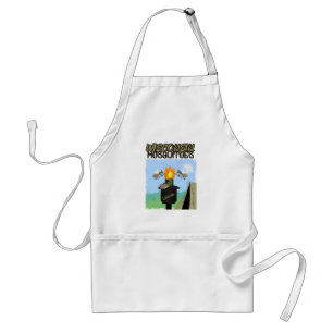 Wisconsin Moskitos Cartoon - Camping von Tiki Schürze