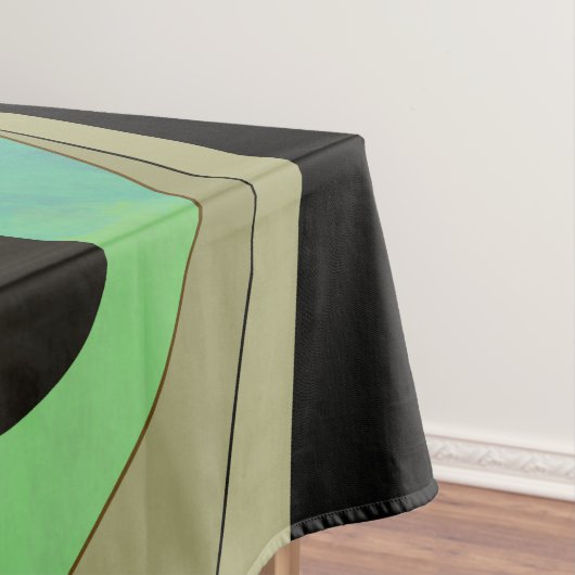 Wisconsin Moskitos Cartoon - Camping von Tiki Tischdecke (Beispiel)