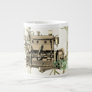 Wisconsin Motor Milwaukee Wisconsin Gas Motor B-3 Jumbo-Tasse