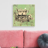 Wisconsin Motor Milwaukee Wisconsin Gas Motor B-3 Leinwanddruck (Insitu (Wohnzimmer))