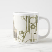 Wisconsin Motor Milwaukee Wisconsin Gas Motor K5 Jumbo-Tasse (Rechts)