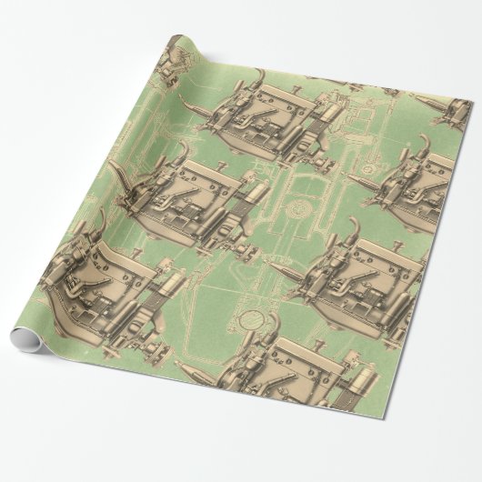 Wisconsin Motor Milwaukee Wisconsin Gas Motor X Geschenkpapier (Ungerollt)