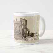 Wisconsin Motor Milwaukee Wisconsin Gas Motor X Jumbo-Tasse (Vorderseite Rechts)