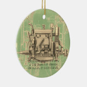 Wisconsin Motor Milwaukee Wisconsin Gas Motor X Keramikornament (Rechts)