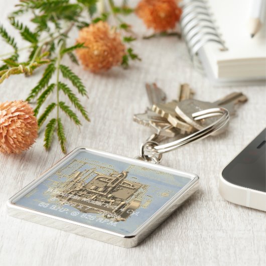 Wisconsin Motor Milwaukee Wisconsin Motor Early K Schlüsselanhänger (Seite)