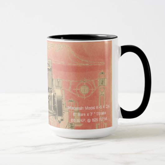 Wisconsin Motor Milwaukee Wisconsin Motor Early K Tasse (Rechts)