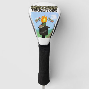 Wisconsin-Mücken Cartoon - Camping von Tiki Golf Headcover