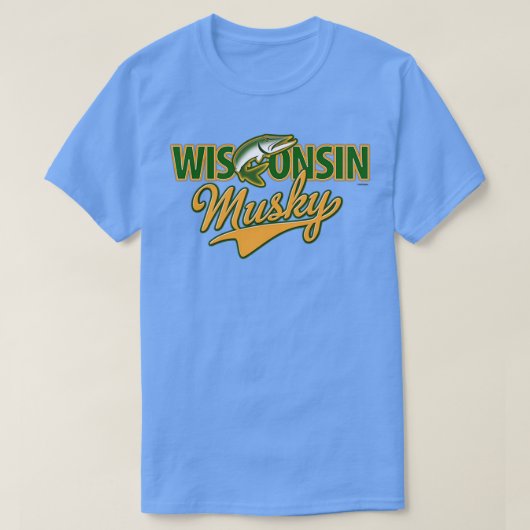 Wisconsin Musky T-Shirt (Design vorne)