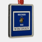 Wisconsin Ornament Aus Metall (Rechts)