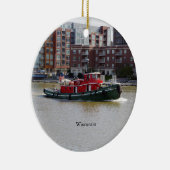 Wisconsin-Ornament Keramik Ornament (Rechts)