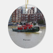 Wisconsin-Ornament Keramik Ornament (Links)