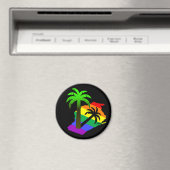 Wisconsin Palm Tree Magnet (In Situ (Geschirrspüler))