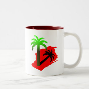 Wisconsin-Palme Zweifarbige Tasse