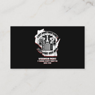 Wisconsin Picnic Cow Beer, Käse & Accordion Begleitkarte