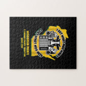 Wisconsin Picnic Cow Beer, Käse & Accordion Puzzle (Horizontal)