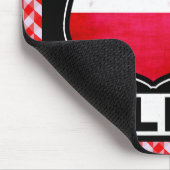 Wisconsin Polnisch American Mousemat Mousepad (Ecke)