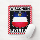 Wisconsin Polnisch American Mousemat Mousepad (Mit Mouse)