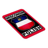 Wisconsin, Polnischer Amerikaner Magnet (Rechte Seite)