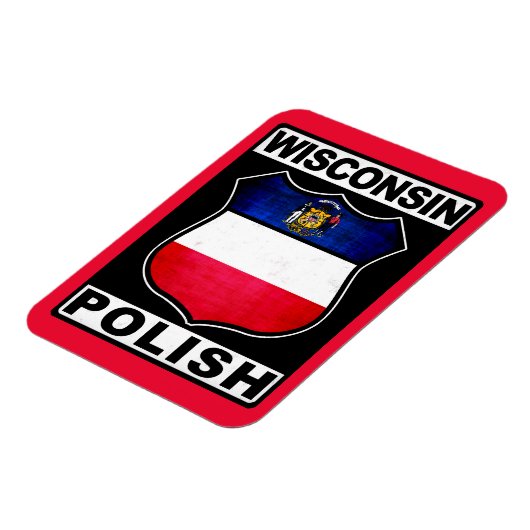 Wisconsin, Polnischer Amerikaner Magnet (Linke Seite)