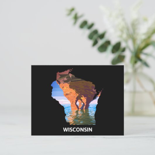 Wisconsin Postcard Postkarte (Stehend Vorderseite)