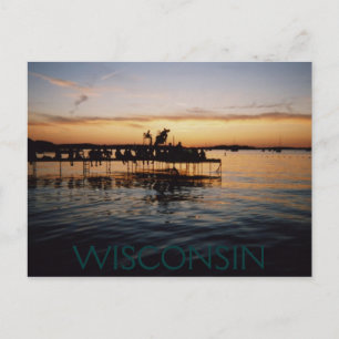 Wisconsin Postcards, von H.A.S. Arts Postkarte