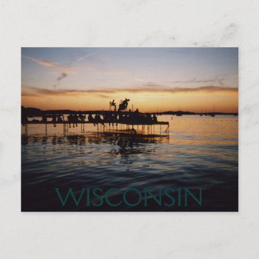 Wisconsin Postcards, von H.A.S. Arts Postkarte (Vorderseite)