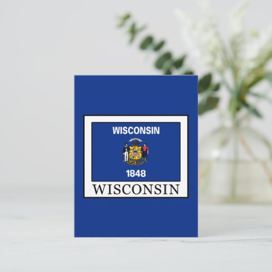 Wisconsin Postkarte (Stehend Vorderseite)