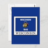 Wisconsin Postkarte (Vorne/Hinten)