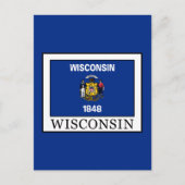 Wisconsin Postkarte (Vorderseite)