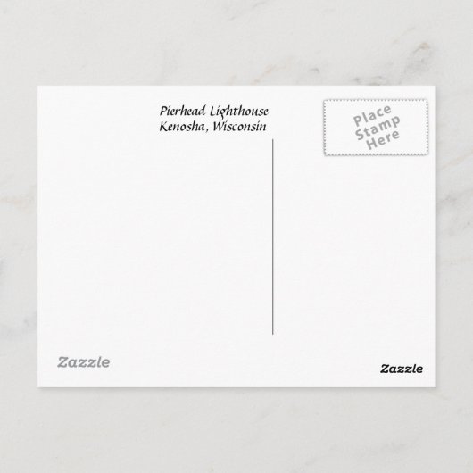 WISCONSIN POSTKARTE (Rückseite)