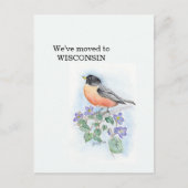 Wisconsin Postkarte (Vorderseite)