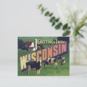 Wisconsin Postkarte (Stehend Vorderseite)