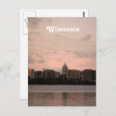 Wisconsin Postkarte (Vorne/Hinten)