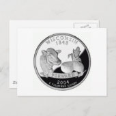 Wisconsin Postkarte (Vorne/Hinten)
