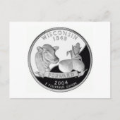 Wisconsin Postkarte (Vorderseite)