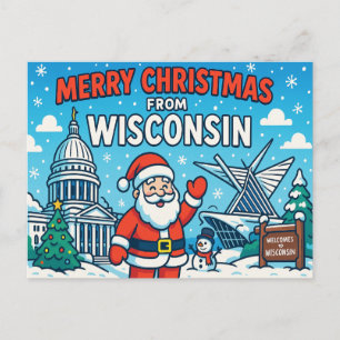 WISCONSIN Postkarte