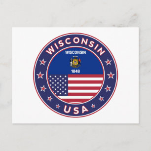 Wisconsin Postkarte
