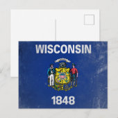 Wisconsin Postkarte (Vorne/Hinten)