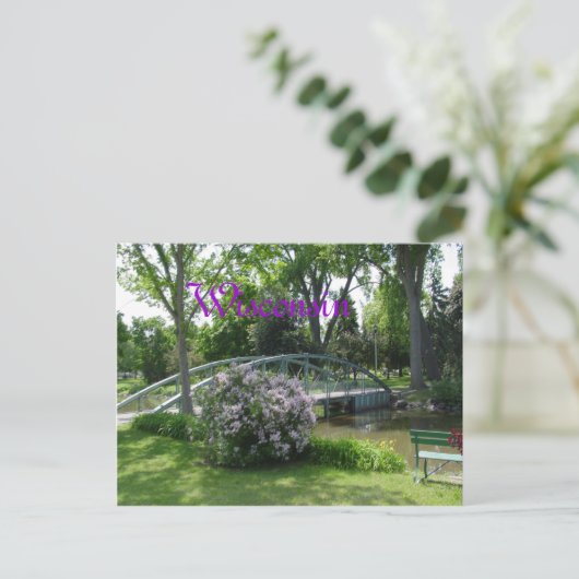 Wisconsin Postkarte (Stehend Vorderseite)