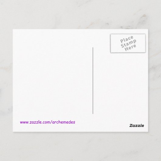 Wisconsin Postkarte (Rückseite)