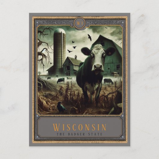 Wisconsin | Postkarte Gothic Art (Vorderseite)