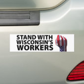 Wisconsin-Proteste Autoaufkleber (Auf Auto)