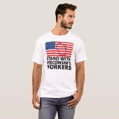 Wisconsin-Proteste T-Shirt (Vorne ganz)