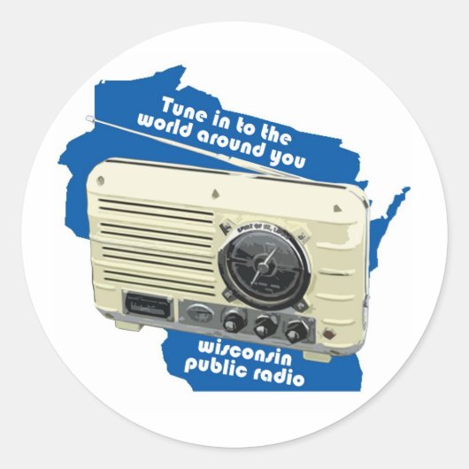 Wisconsin Public Radio Sticker (Vorderseite)