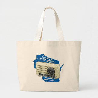 Wisconsin Public Radio Stofftasche Jumbo Stoffbeutel