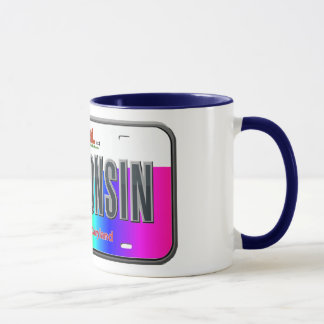Wisconsin - Regenbogen-Staat Tasse