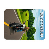 Wisconsin-Reise Magnet (Horizontal)