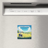 Wisconsin-Reise Magnet (In Situ (Geschirrspüler))