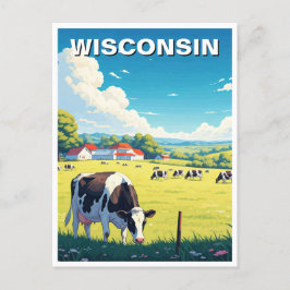Wisconsin-Reise Postkarte