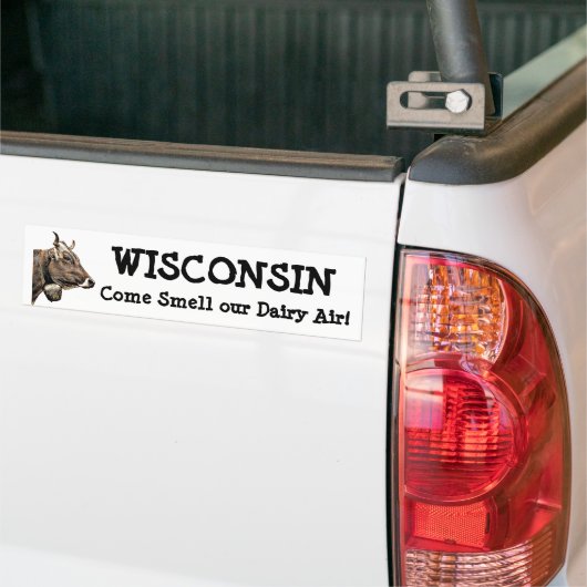 Wisconsin, riechen unser autoaufkleber (Auf Lkw)